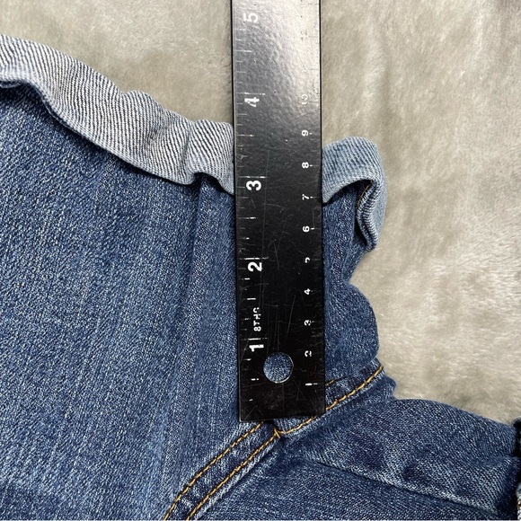 Ava & Viv Women's Distressed Blue Denim Shorts Size 16W - Picture 8 of 8